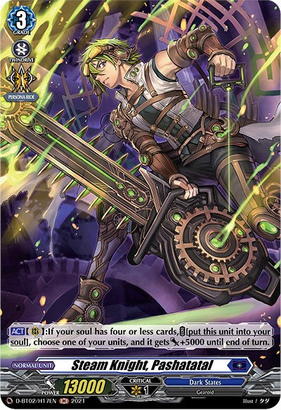 Steam Knight, Pashatatal (D-BT02/H17EN) [A Brush with the Legends] | Pegasus Games WI