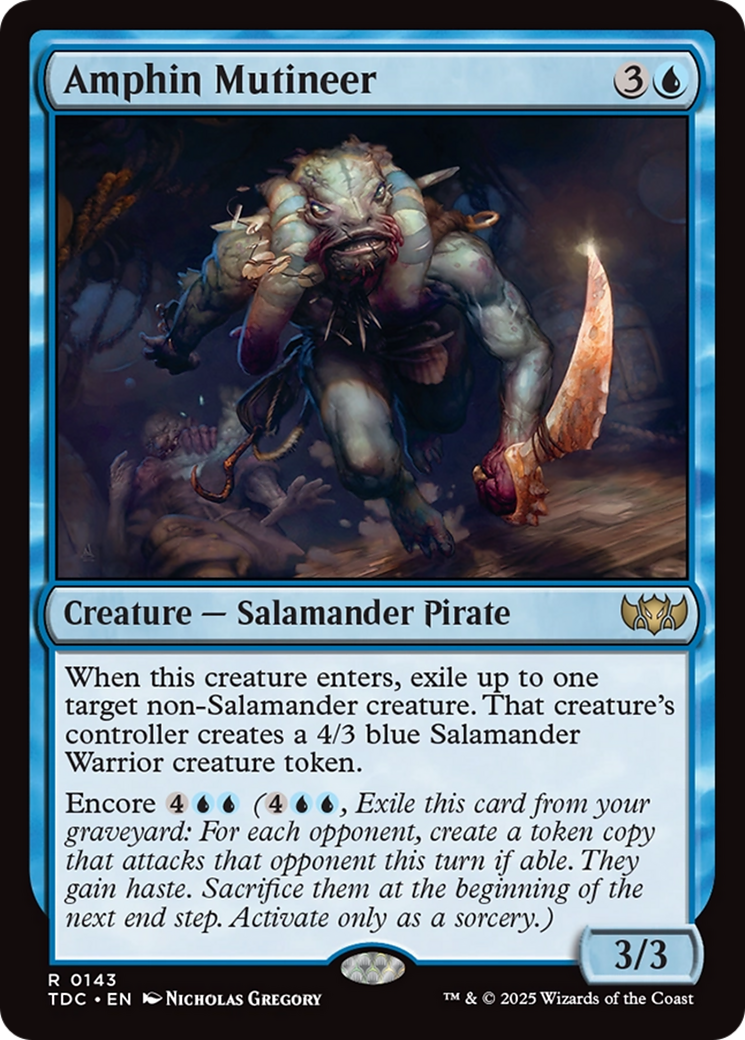 Amphin Mutineer [Tarkir: Dragonstorm Commander] | Pegasus Games WI