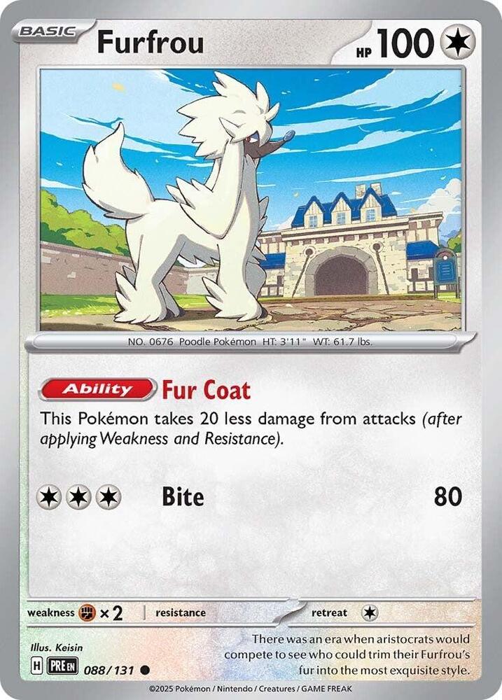 Furfrou (088/131) [Scarlet & Violet: Prismatic Evolutions] | Pegasus Games WI