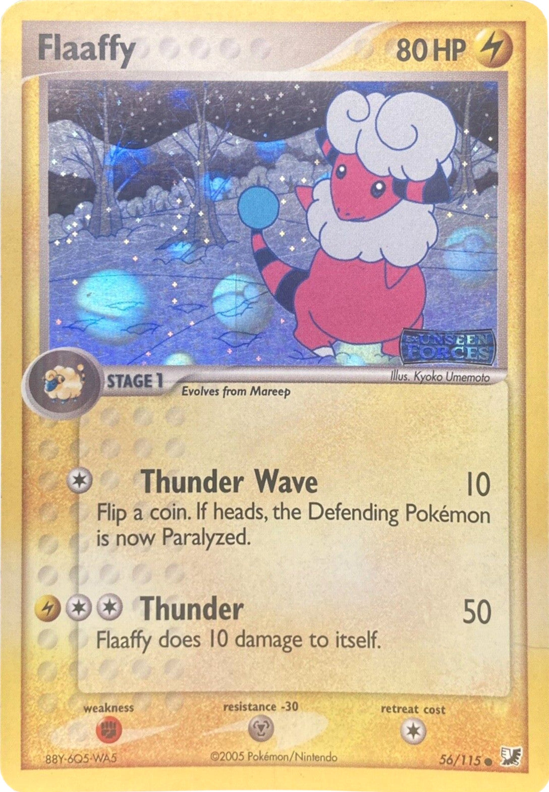 Flaaffy (56/115) (Stamped) [EX: Unseen Forces] | Pegasus Games WI