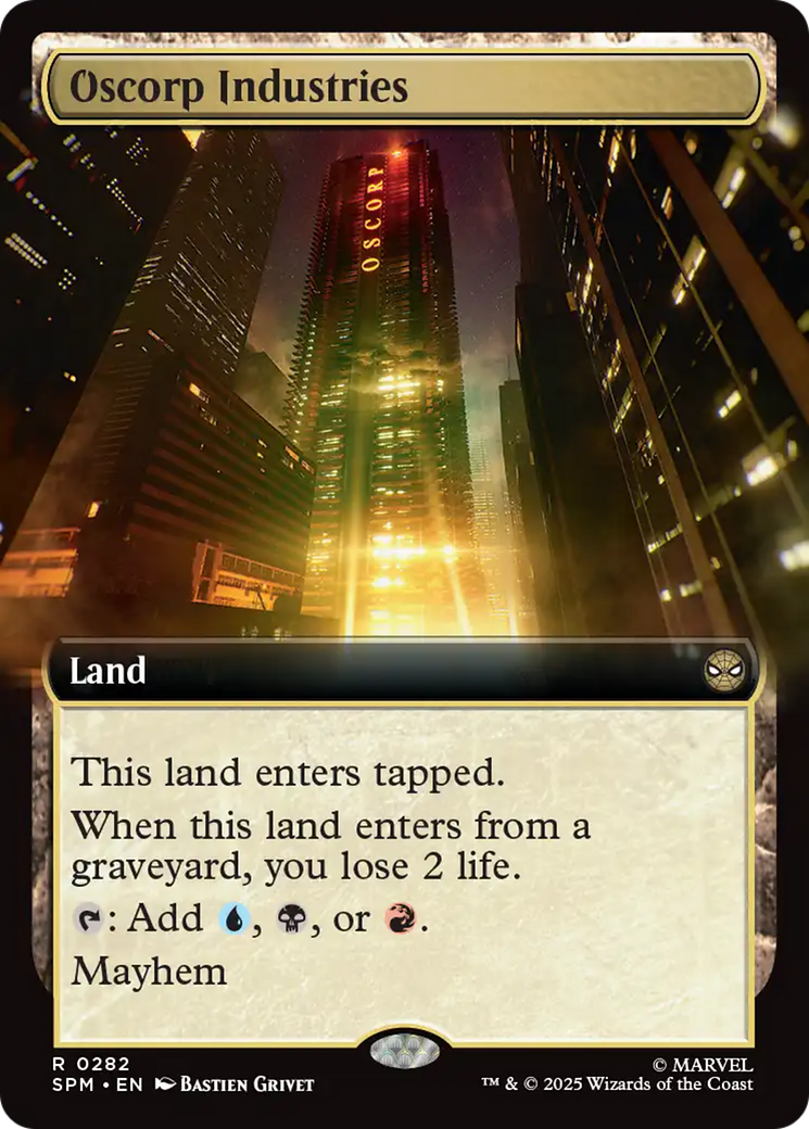 Oscorp Industries (Extended Art) [Marvel's Spider-Man] | Pegasus Games WI