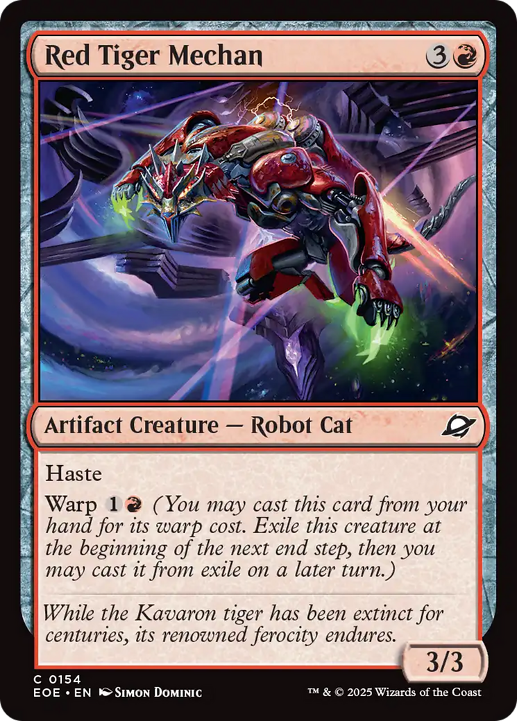 Red Tiger Mechan [Edge of Eternities] | Pegasus Games WI