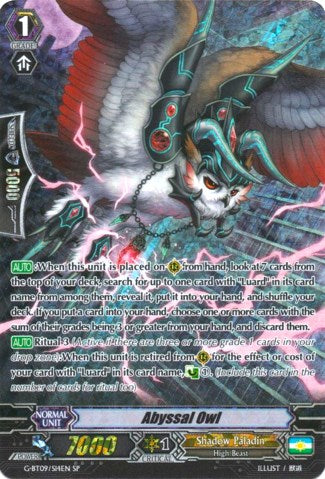 Abyssal Owl (G-BT09/S14EN) [Divine Dragon Caper] | Pegasus Games WI