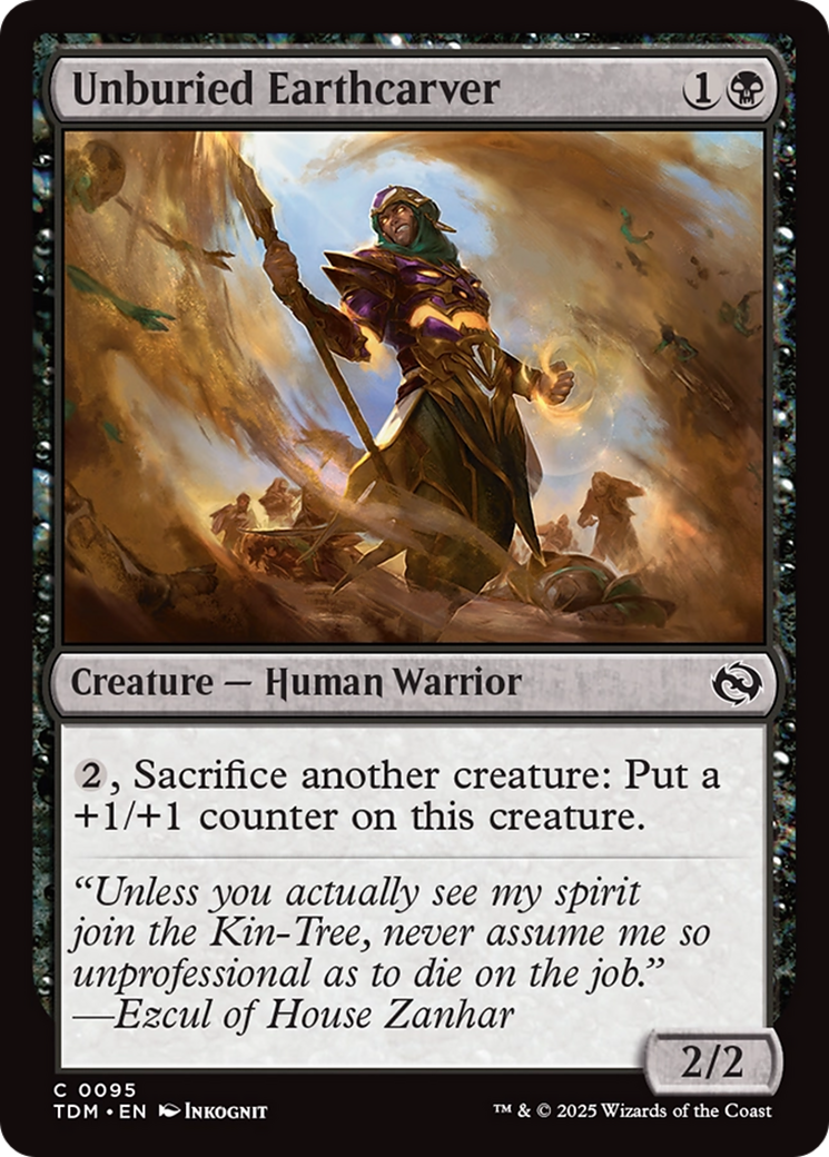 Unburied Earthcarver [Tarkir: Dragonstorm] | Pegasus Games WI