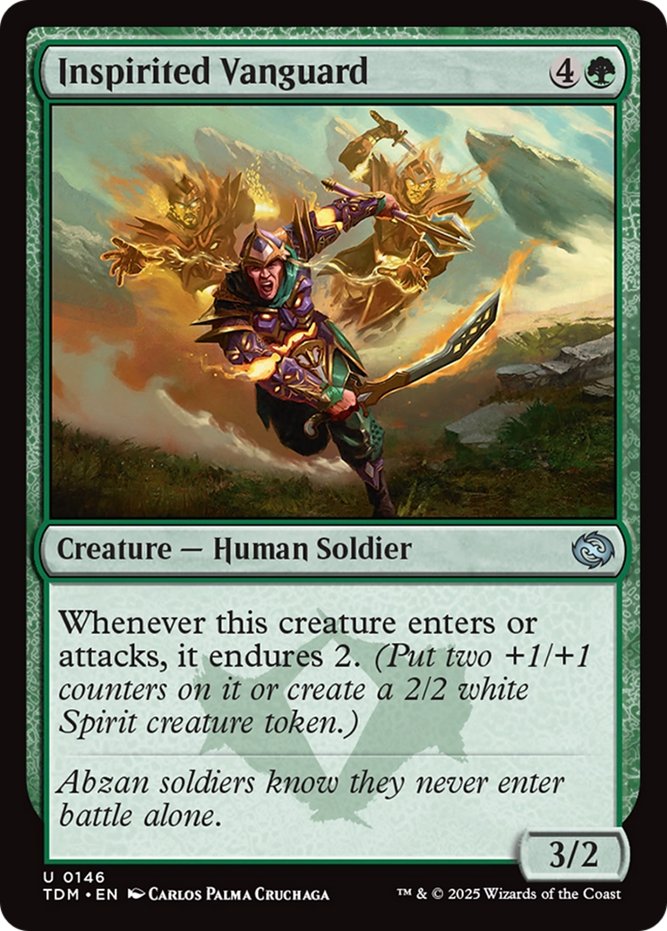 Inspirited Vanguard [Tarkir: Dragonstorm] | Pegasus Games WI