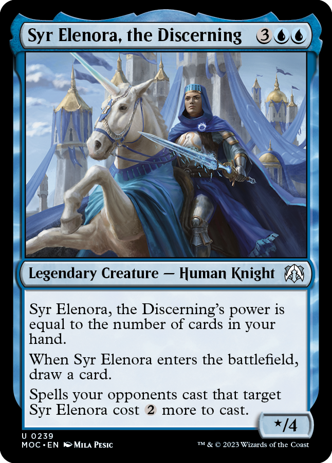Syr Elenora, the Discerning [March of the Machine Commander] | Pegasus Games WI