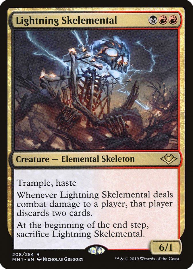 Lightning Skelemental [Modern Horizons] | Pegasus Games WI