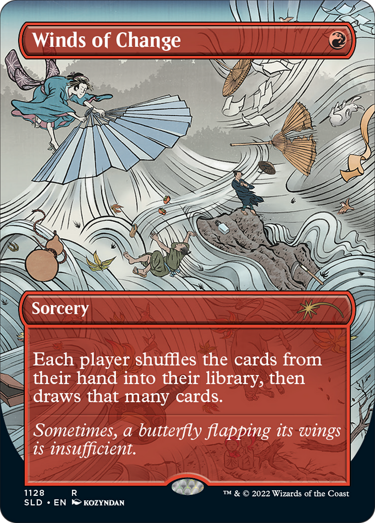 Winds of Change (Borderless) [Secret Lair Drop Series] | Pegasus Games WI