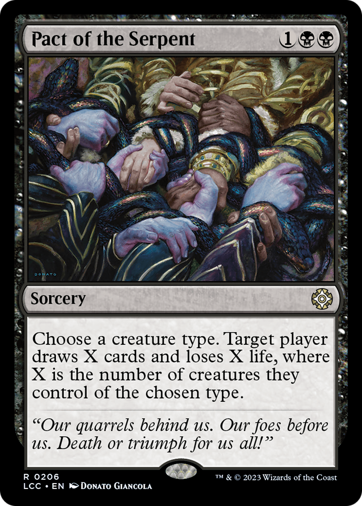 Pact of the Serpent [The Lost Caverns of Ixalan Commander] | Pegasus Games WI