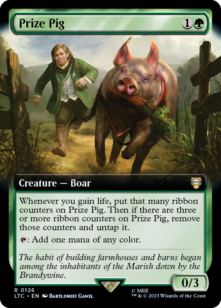 Prize Pig (Extended Art) [The Lord of the Rings: Tales of Middle-Earth Commander] | Pegasus Games WI