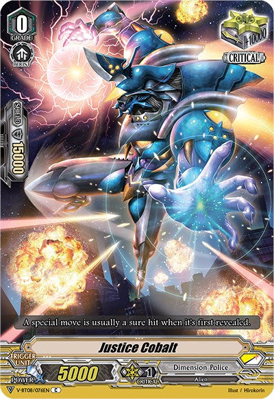 Justice Cobalt (V-BT08/076EN C) [Silverdust Blaze] | Pegasus Games WI