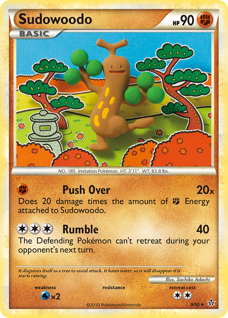 Sudowoodo (9/95) [HeartGold & SoulSilver: Unleashed] | Pegasus Games WI