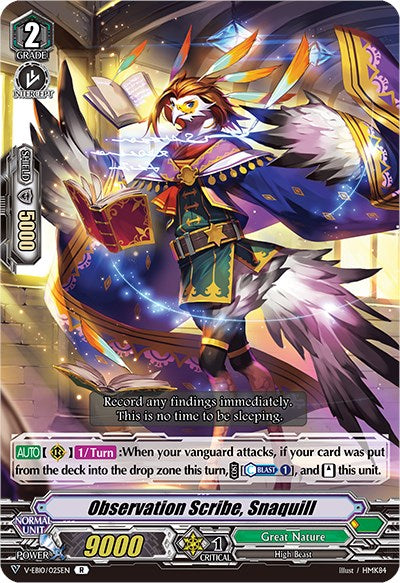 Observation Scribe, Snaquill (V-EB10/025EN) [The Mysterious Fortune] | Pegasus Games WI