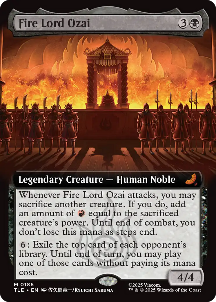 Fire Lord Ozai (Extended Art) [Avatar: The Last Airbender: Eternal-Legal] | Pegasus Games WI