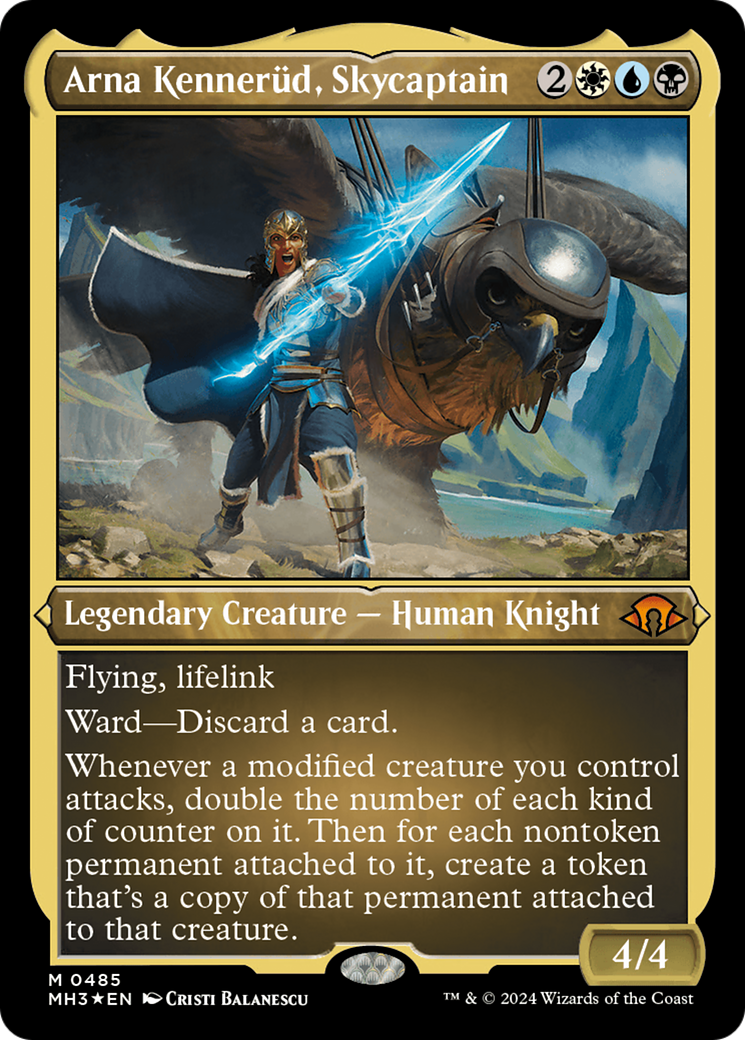 Arna Kennerud, Skycaptain (Foil Etched) [Modern Horizons 3] | Pegasus Games WI