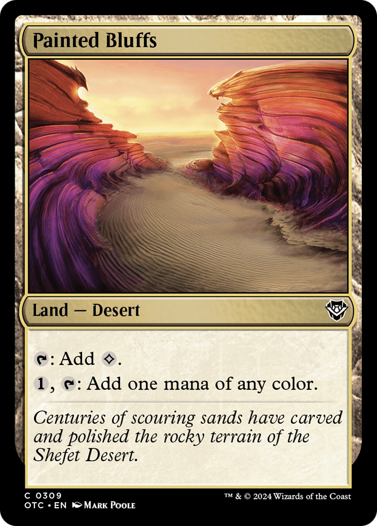 Painted Bluffs [Outlaws of Thunder Junction Commander] | Pegasus Games WI