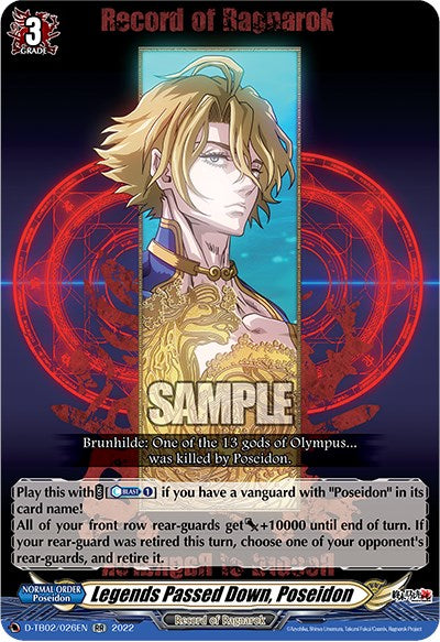 Legends Passed Down, Poseidon (D-TB02/026EN) [Record of Ragnarok] | Pegasus Games WI