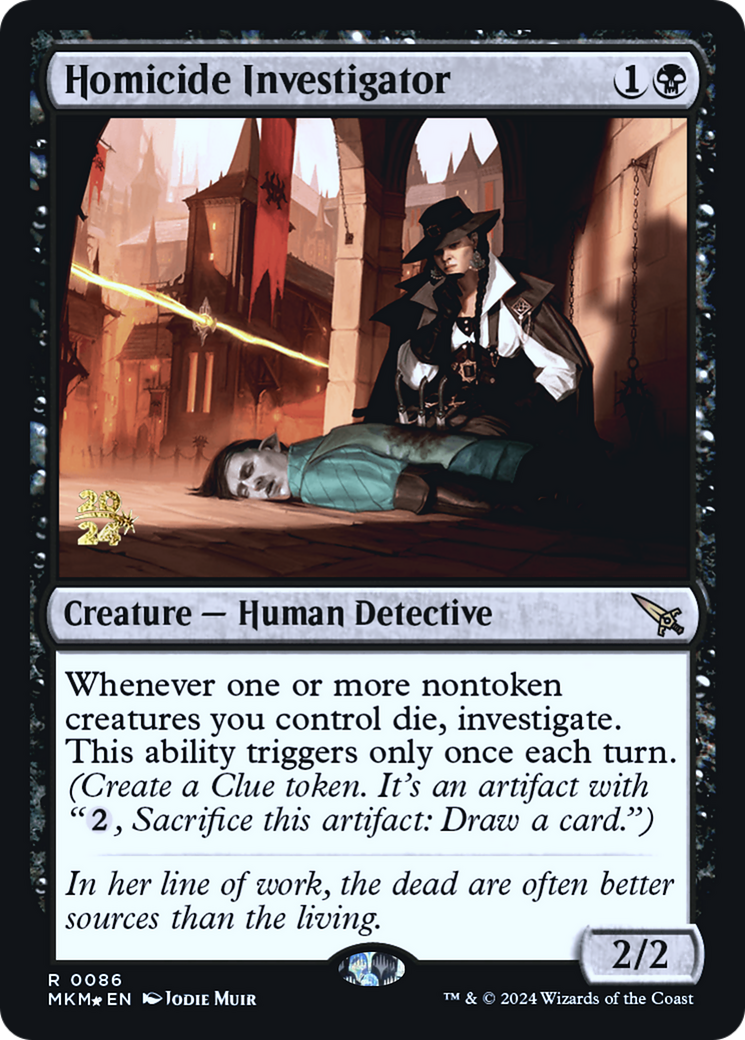 Homicide Investigator [Murders at Karlov Manor Prerelease Promos] | Pegasus Games WI