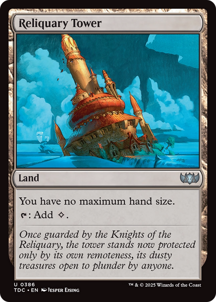 Reliquary Tower [Tarkir: Dragonstorm Commander] | Pegasus Games WI