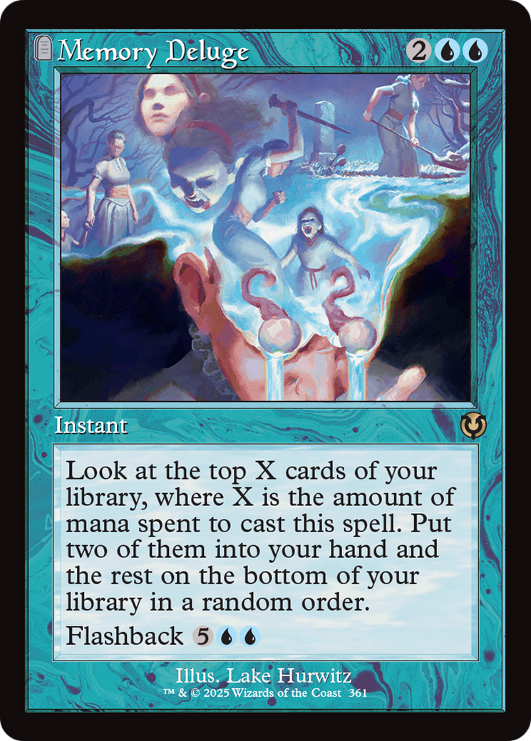 Memory Deluge (Retro Frame) [Innistrad Remastered] | Pegasus Games WI