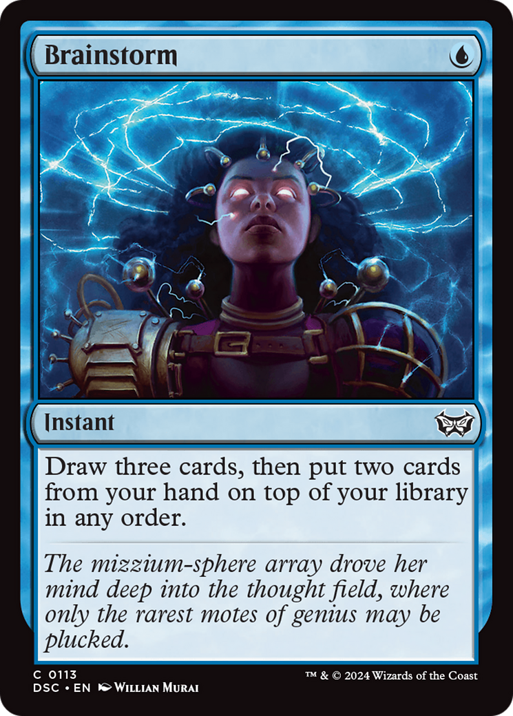 Brainstorm [Duskmourn: House of Horror Commander] | Pegasus Games WI