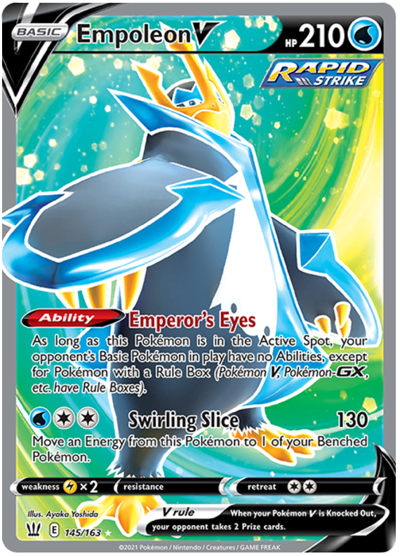 Empoleon V (145/163) [Sword & Shield: Battle Styles] | Pegasus Games WI