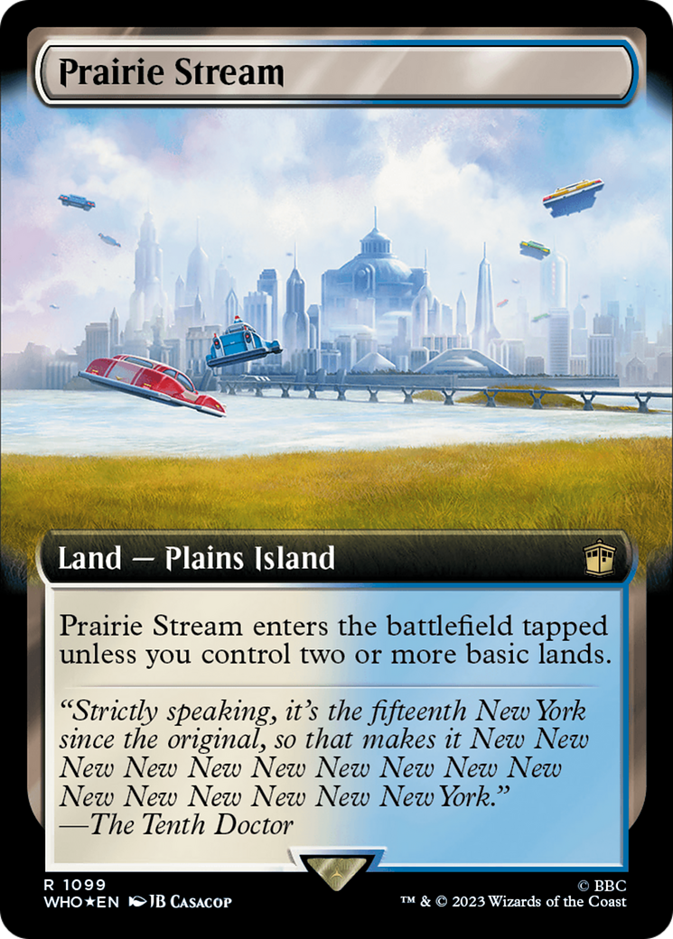 Prairie Stream (Extended Art) (Surge Foil) [Doctor Who] | Pegasus Games WI
