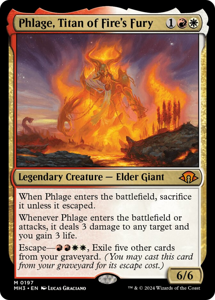 Phlage, Titan of Fire's Fury [Modern Horizons 3] | Pegasus Games WI