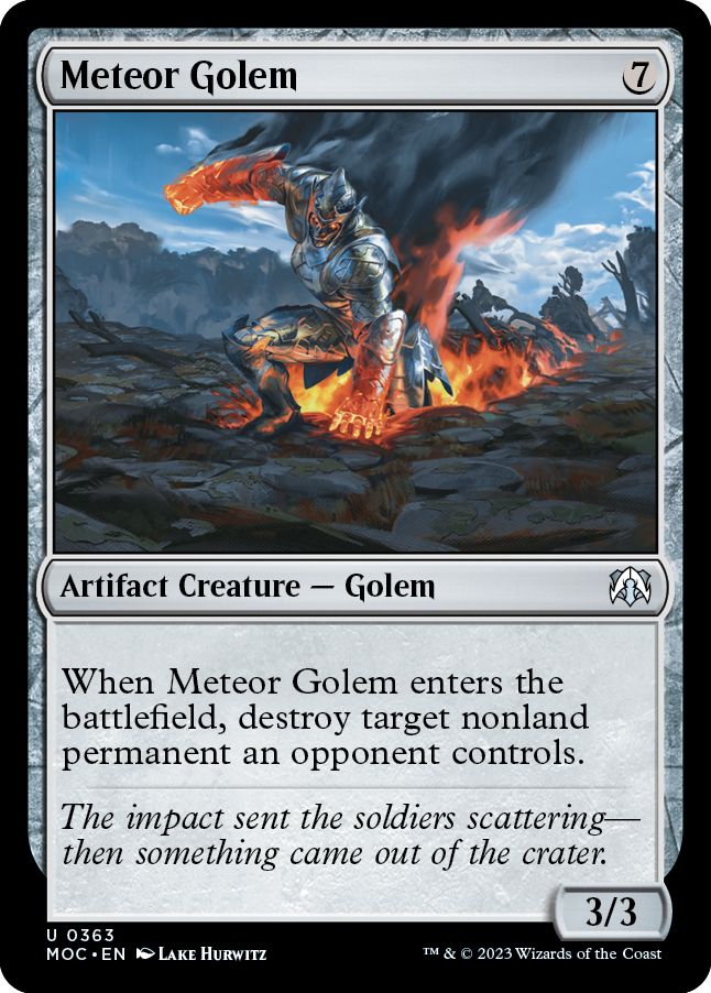 Meteor Golem [March of the Machine Commander] | Pegasus Games WI