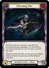 Drowning Dire (Yellow) [EVR111] (Everfest)  1st Edition Rainbow Foil | Pegasus Games WI