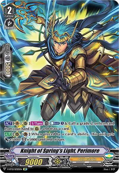 Knight of Spring's Light, Perimore (V-BT12/SP20EN) [Divine Lightning Radiance] | Pegasus Games WI