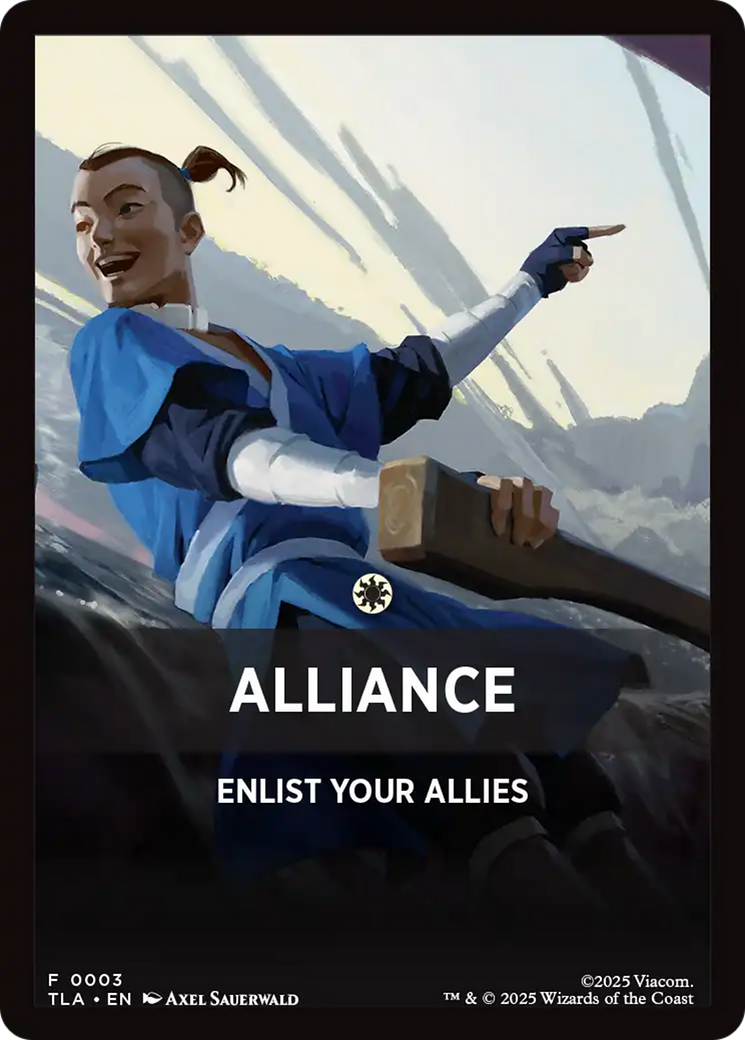 Alliance Theme Card [Avatar: The Last Airbender Tokens] | Pegasus Games WI