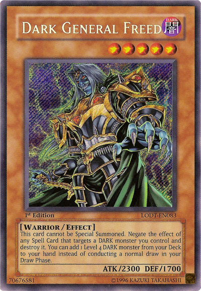 Dark General Freed [LODT-EN083] Secret Rare | Pegasus Games WI