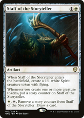 Staff of the Storyteller [Phyrexia: All Will Be One Commander] | Pegasus Games WI