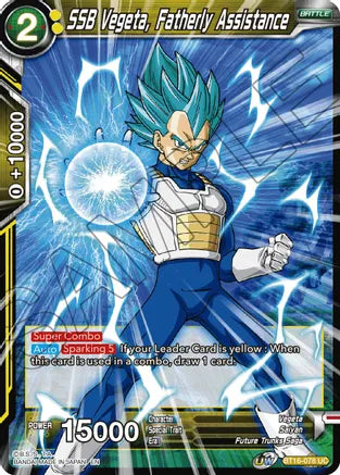 SSB Vegeta, Fatherly Assistance (BT16-078) [Realm of the Gods] | Pegasus Games WI