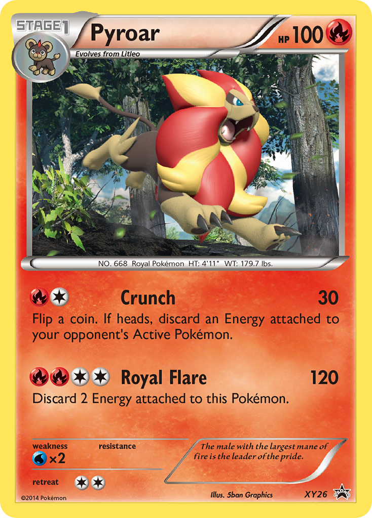 Pyroar (XY26) [XY: Black Star Promos] | Pegasus Games WI