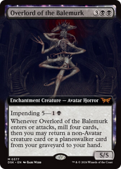 Overlord of the Balemurk (Extended Art) [Duskmourn: House of Horror] | Pegasus Games WI