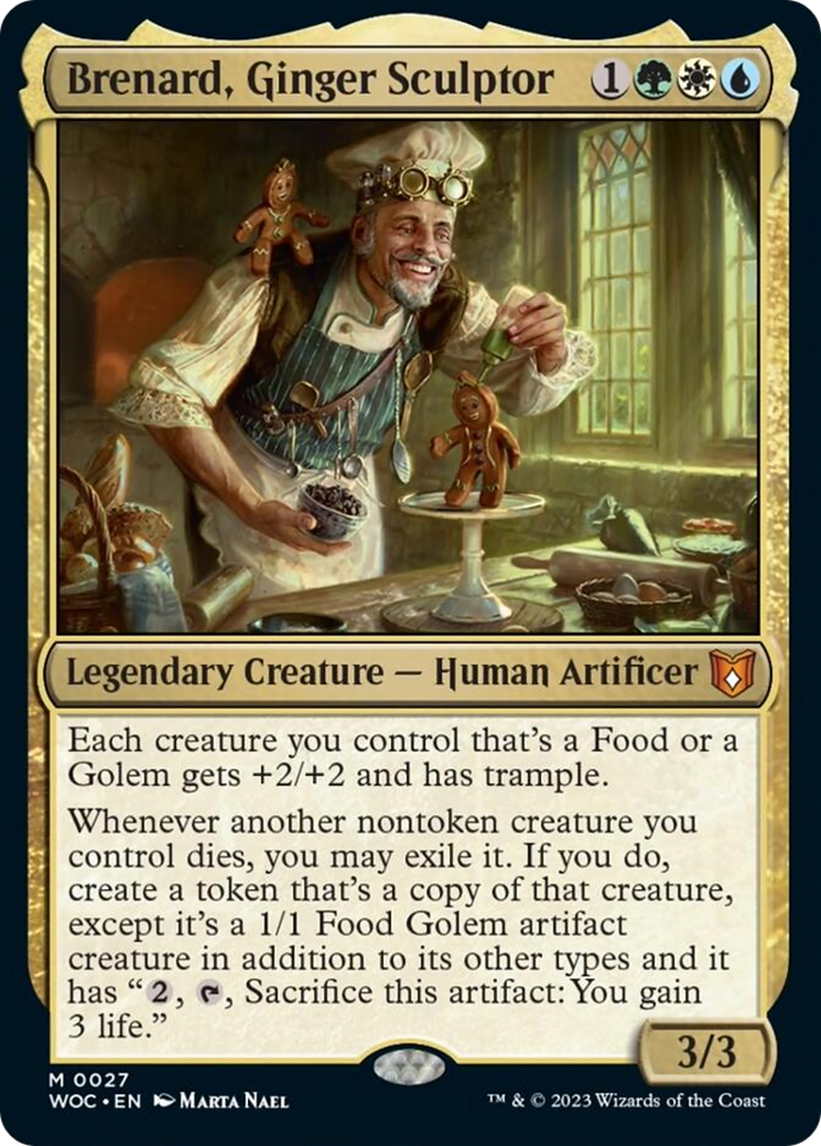 Brenard, Ginger Sculptor [Wilds of Eldraine Commander] | Pegasus Games WI