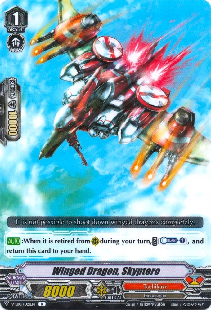 Winged Dragon, Skyptero (V-EB01/021EN) [The Destructive Roar] | Pegasus Games WI