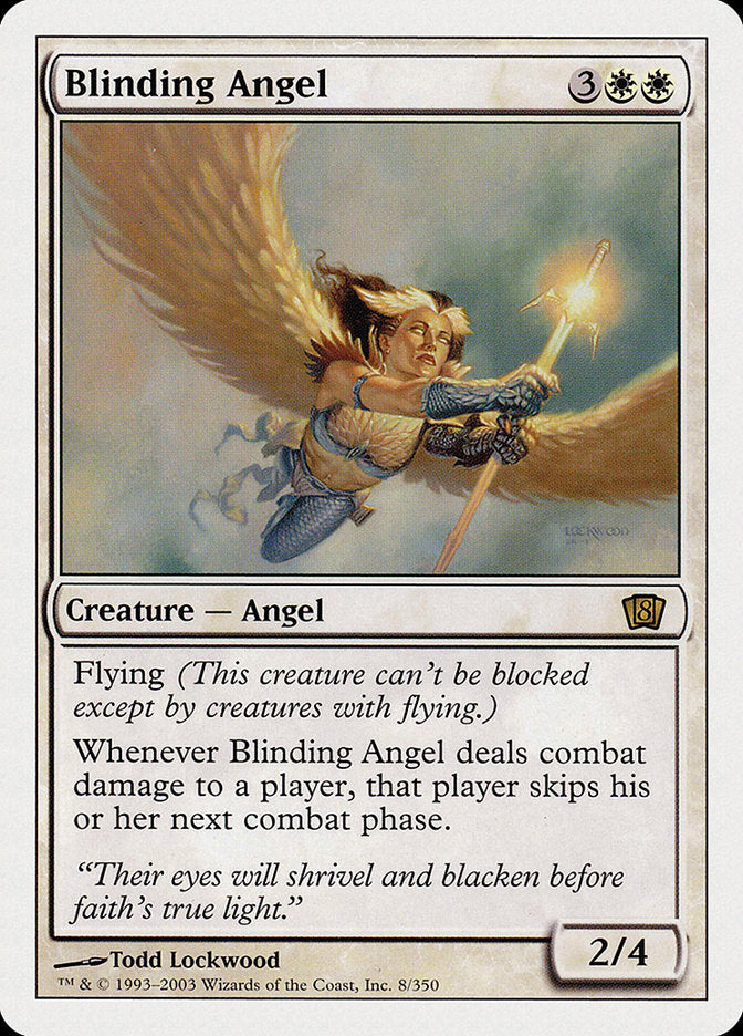 Blinding Angel (8th Edition) [Oversize Cards] | Pegasus Games WI