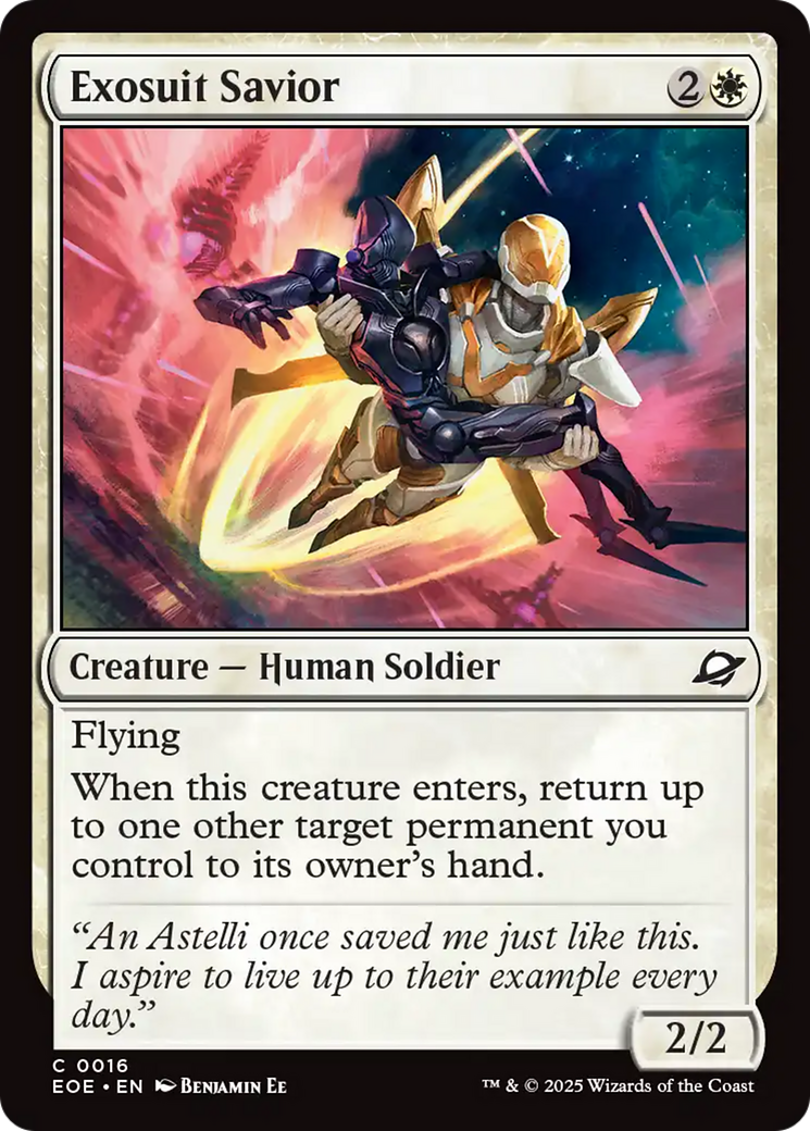 Exosuit Savior [Edge of Eternities] | Pegasus Games WI