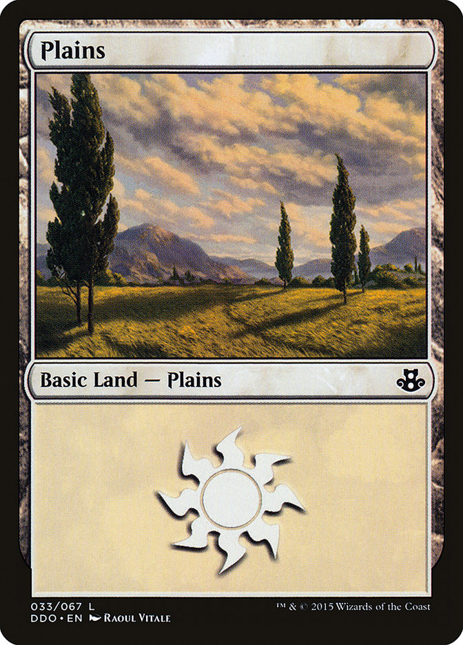 Plains (33) [Duel Decks: Elspeth vs. Kiora] | Pegasus Games WI