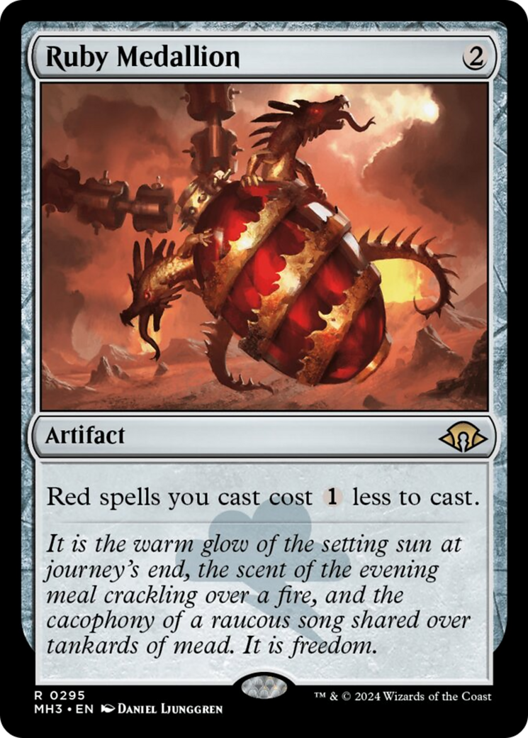 Ruby Medallion [Modern Horizons 3] | Pegasus Games WI