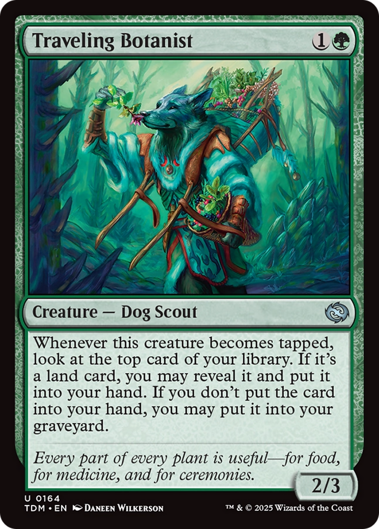 Traveling Botanist [Tarkir: Dragonstorm] | Pegasus Games WI