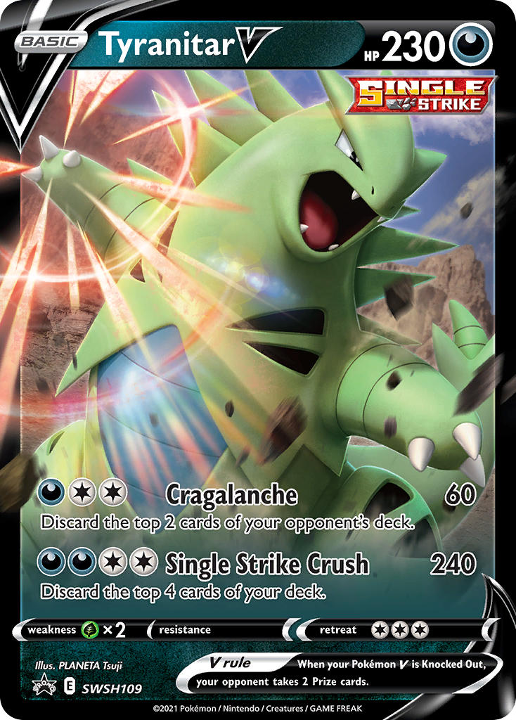 Tyranitar V (SWSH109) [Sword & Shield: Black Star Promos] | Pegasus Games WI