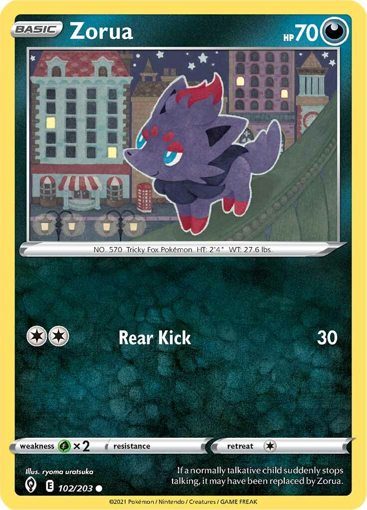 Zorua (102/203) [Sword & Shield: Evolving Skies] | Pegasus Games WI