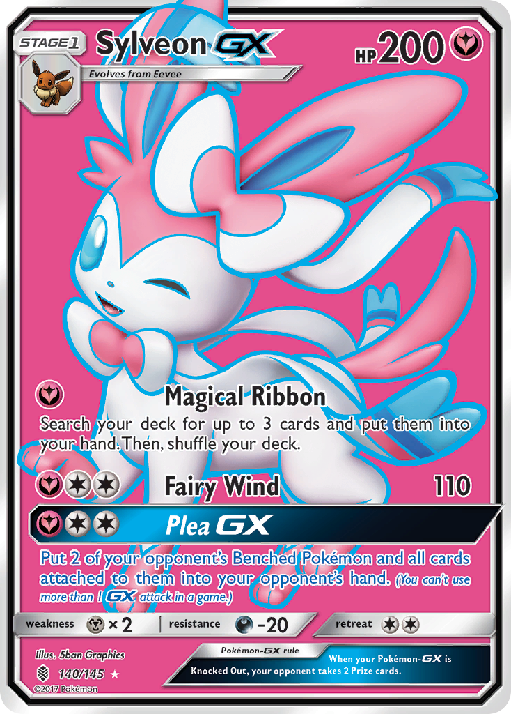 Sylveon GX (140/145) [Sun & Moon: Guardians Rising] | Pegasus Games WI
