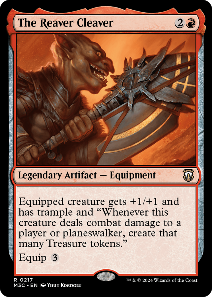 The Reaver Cleaver (Ripple Foil) [Modern Horizons 3 Commander] | Pegasus Games WI