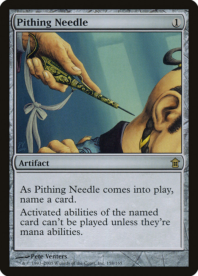 Pithing Needle [Saviors of Kamigawa] | Pegasus Games WI