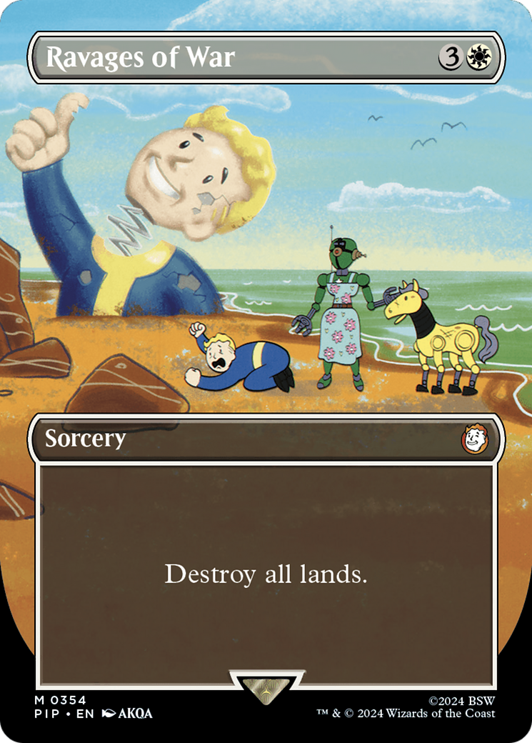 Ravages of War (Borderless) [Fallout] | Pegasus Games WI